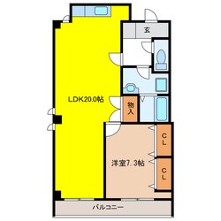 ハイツ元住の物件間取画像